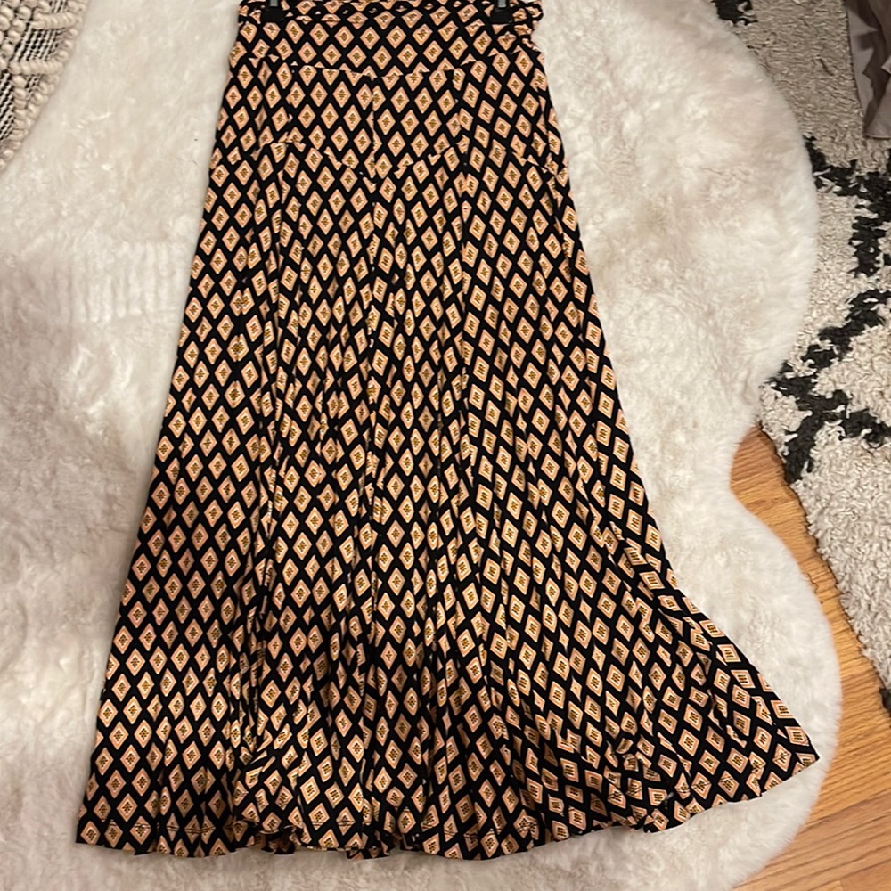 Anthropology Maeve long maxi skirt—size Small